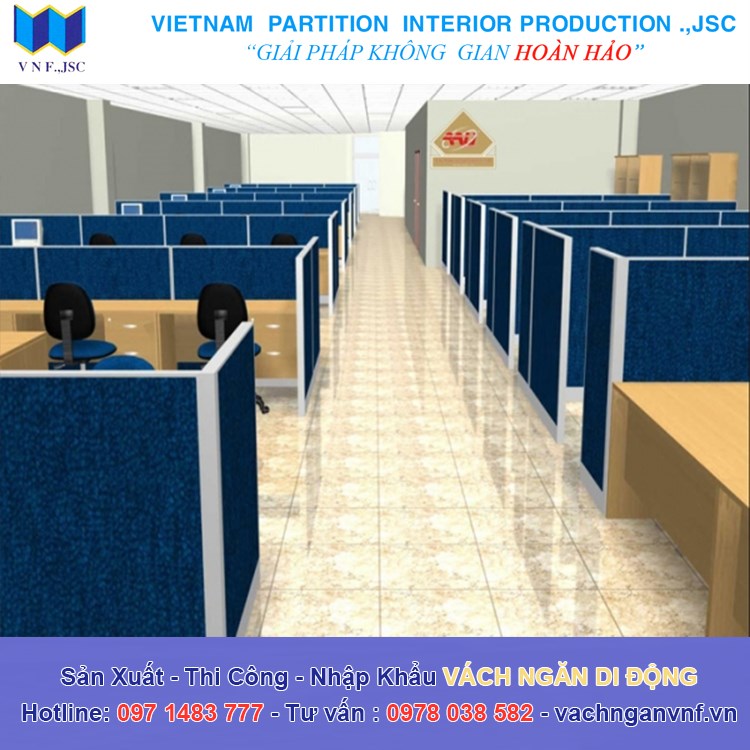 Vách ngăn văn phòng - Vách Ngăn Việt Nam - Công Ty Cổ Phần Sản Xuất Nội Thất Vách Ngăn Việt Nam